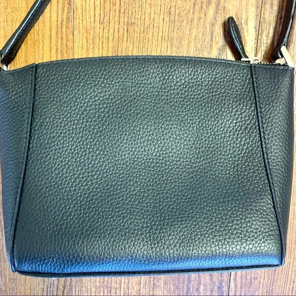 NWOT Kate Spade Black Pebbled Leather Adjustable Crossbody Bag - Picture 5 of 9